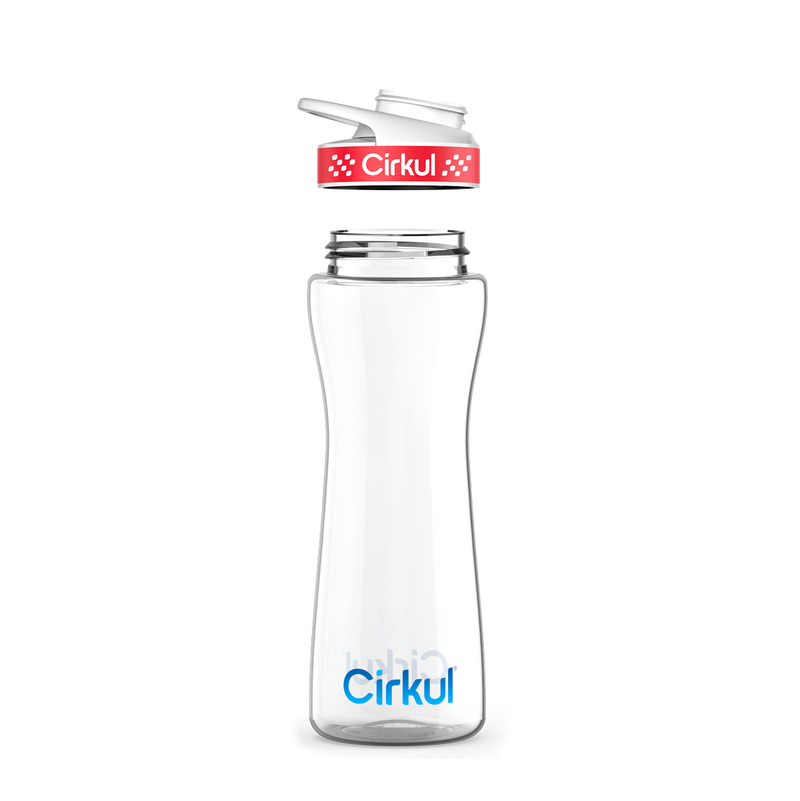 22oz. Plastic Bottle & Comfort Grip Lid (GUNX)
