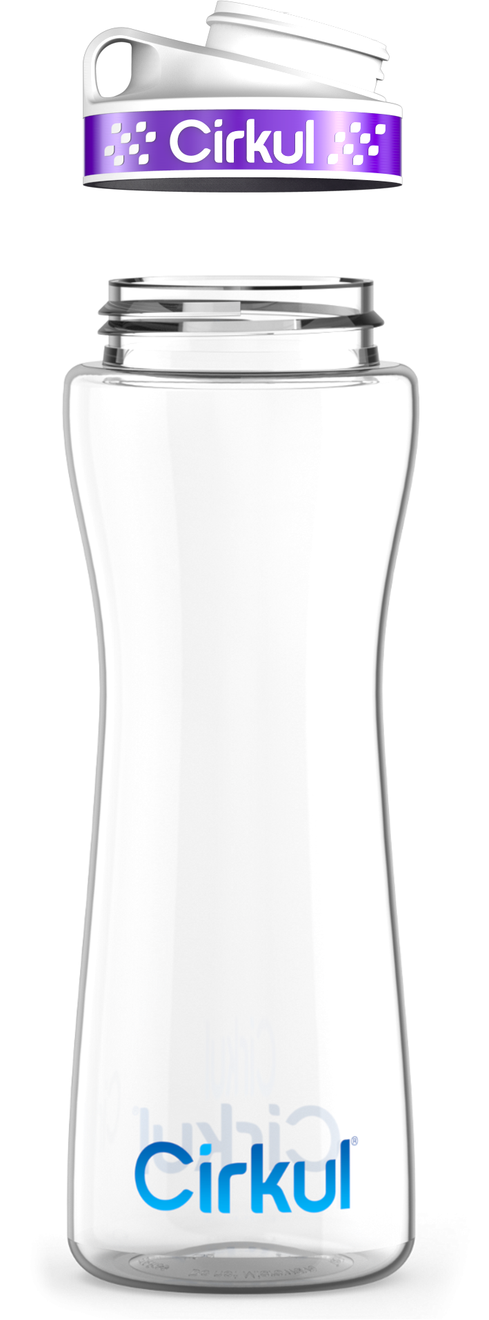 Custom 22oz. Plastic Bottle & Comfort Grip Lid (97ZN)