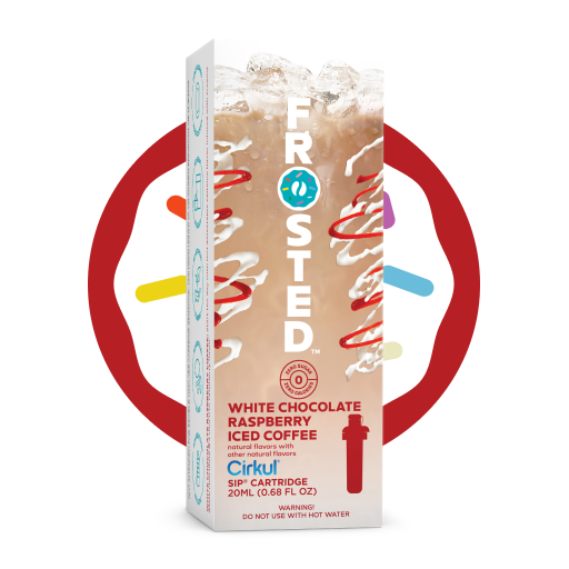 Frosted White Chocolate Raspberry Iced Coffee (ZCDK)