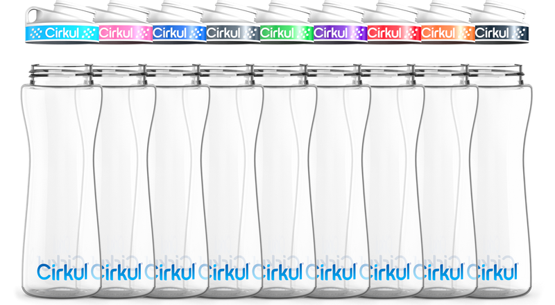 Custom 22oz. Plastic Bottle & Comfort Grip Lid (97ZN)