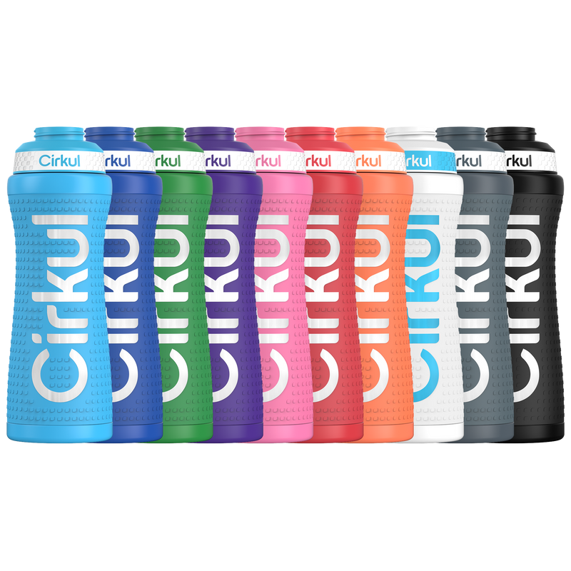 22oz. Grip Stainless Steel Bottle & Sport Lid (E7WU)