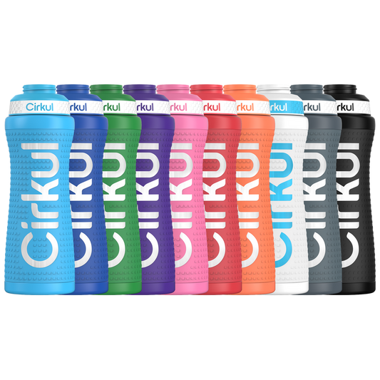 22oz. Grip Stainless Steel Bottle & Sport Lid (E7WU)