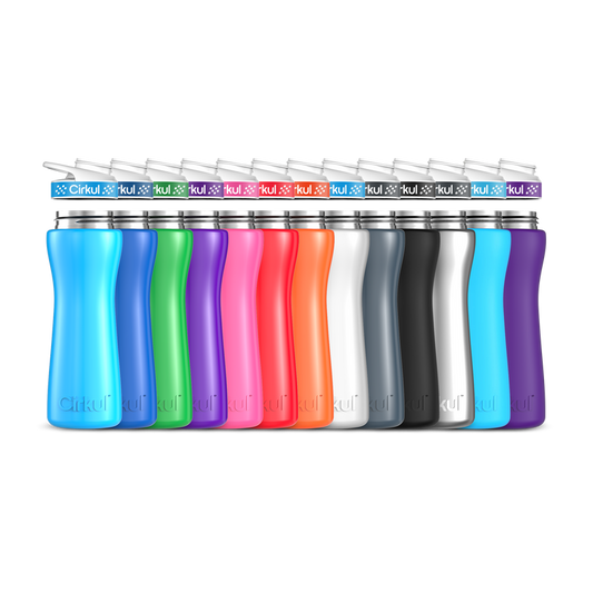 22oz. Stainless Steel Bottle & Comfort Grip Lid (LYJ8)