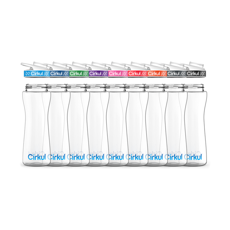 22oz. Plastic Bottle & Comfort Grip Lid (GUNX)