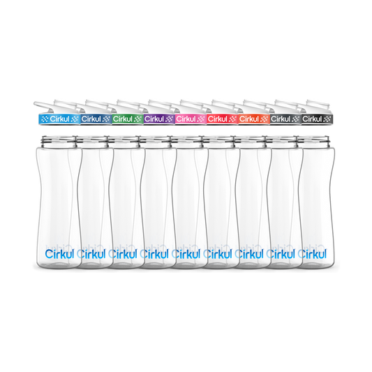 22oz. Plastic Bottle & Comfort Grip Lid (GUNX)
