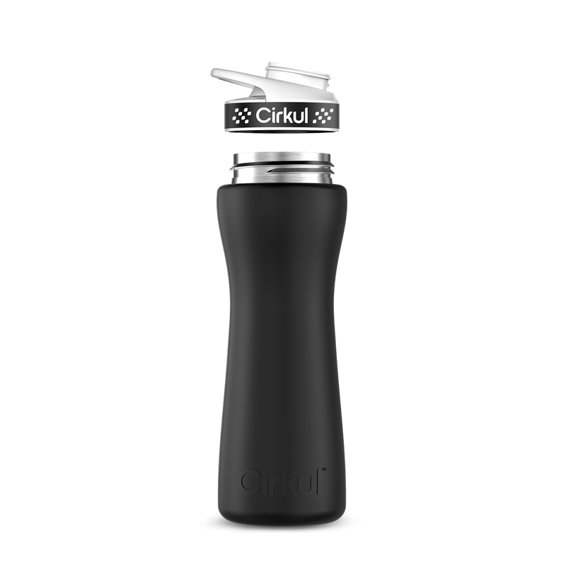 22oz. Stainless Steel Bottle & Comfort Grip Lid (LYJ8)