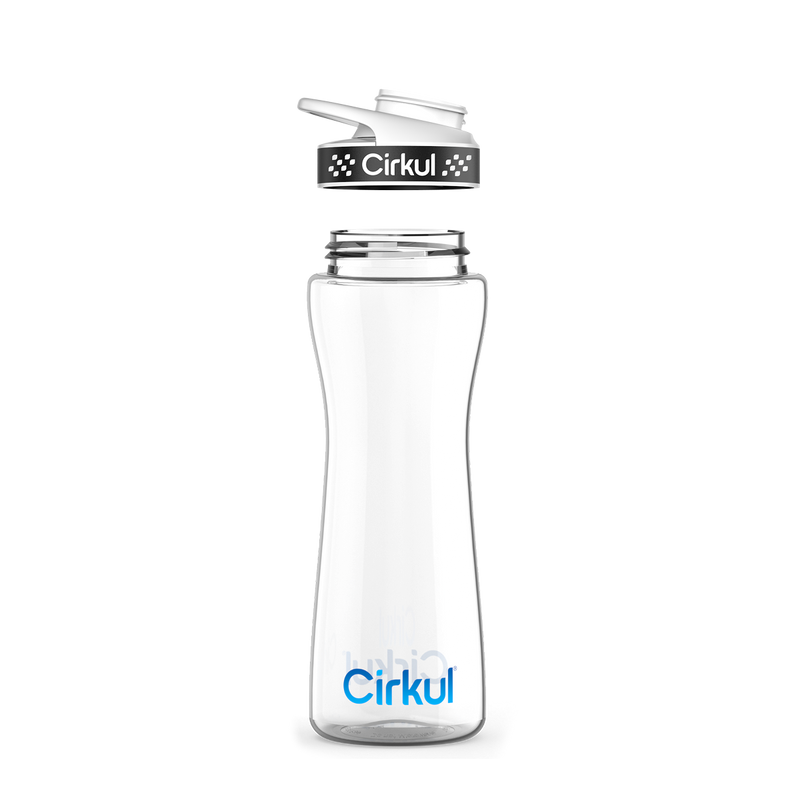 22oz. Plastic Bottle & Comfort Grip Lid (GUNX)
