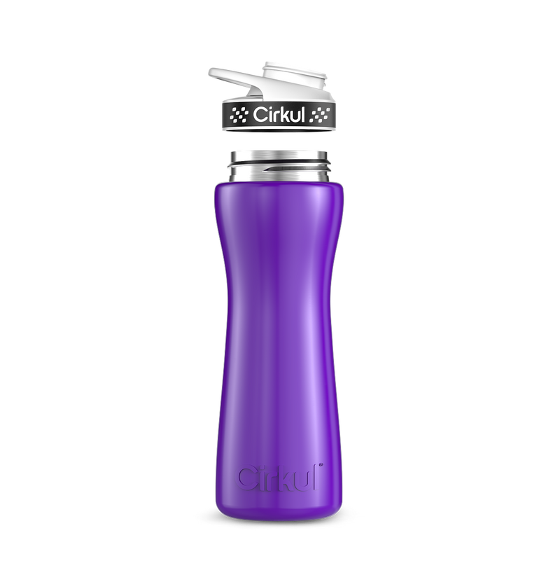 22oz. Stainless Steel Bottle & Comfort Grip Lid (LYJ8)