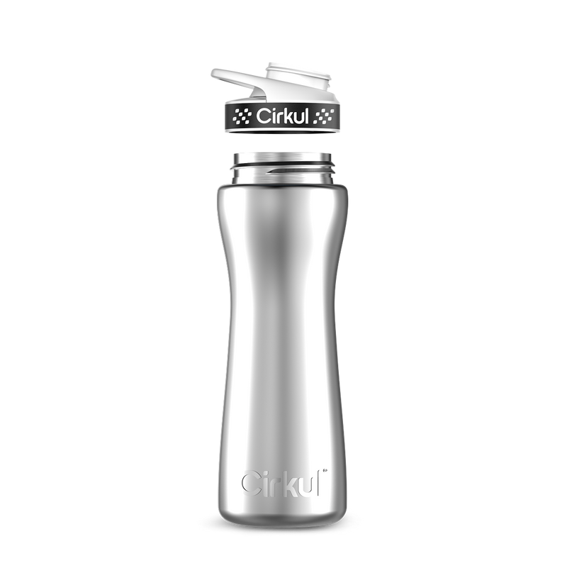 22oz. Stainless Steel Bottle & Comfort Grip Lid (LYJ8)