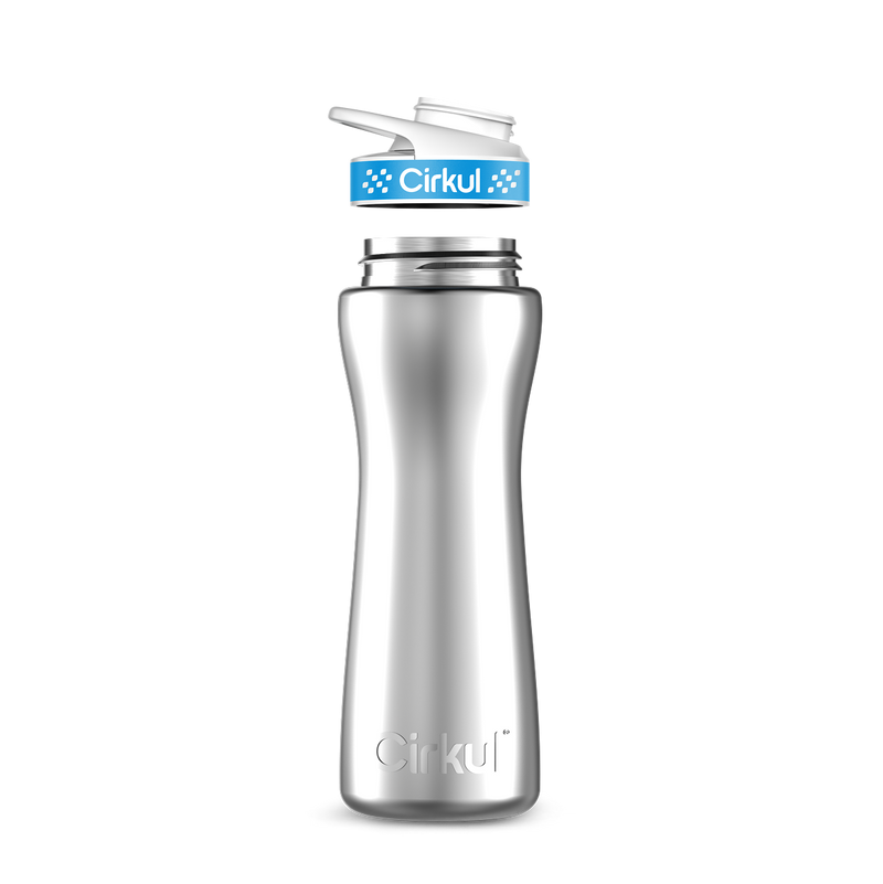 22oz. Stainless Steel Bottle & Comfort Grip Lid (LYJ8)
