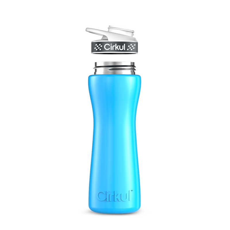 22oz. Stainless Steel Bottle & Comfort Grip Lid (LYJ8)
