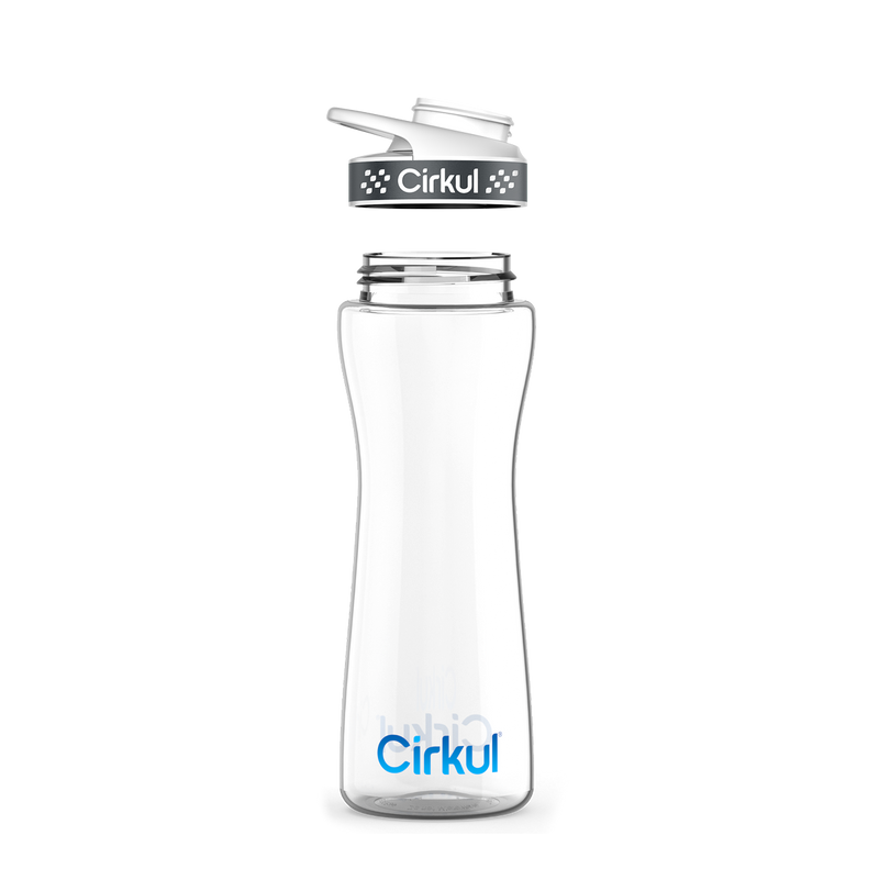 22oz. Plastic Bottle & Comfort Grip Lid (GUNX)