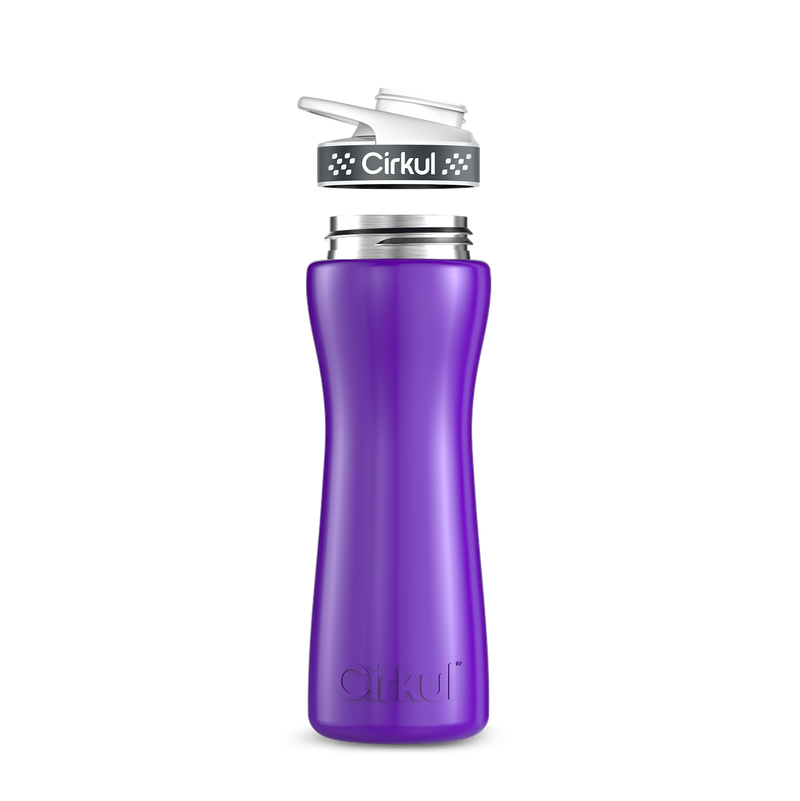 22oz. Stainless Steel Bottle & Comfort Grip Lid (LYJ8)