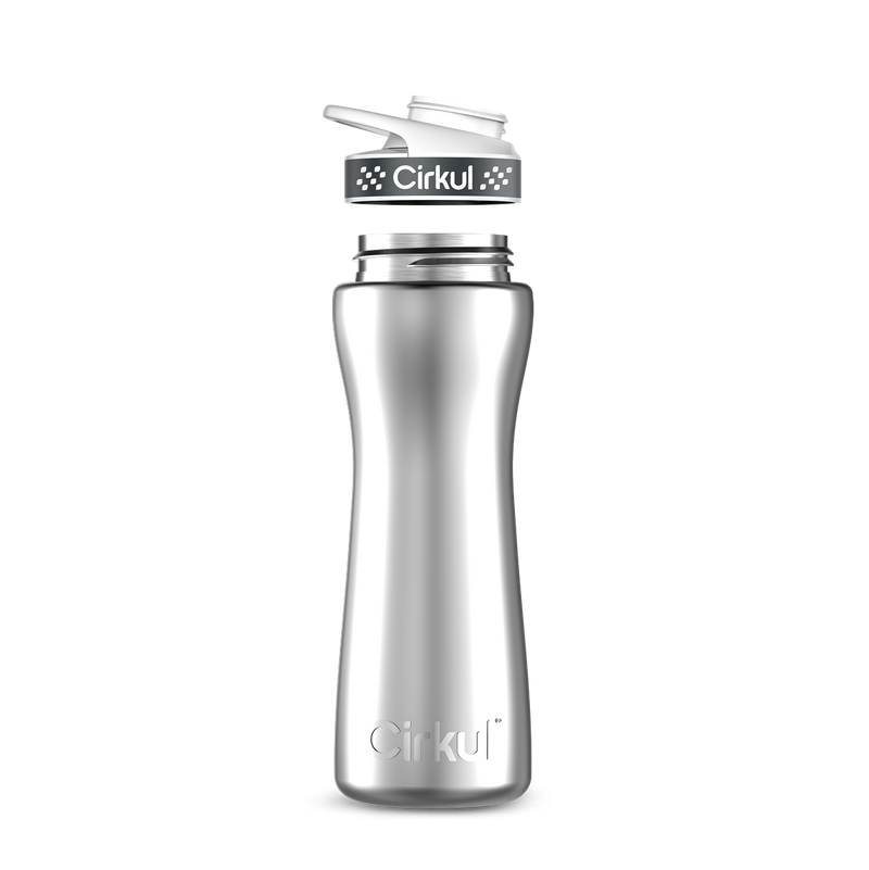 22oz. Stainless Steel Bottle & Comfort Grip Lid (LYJ8)