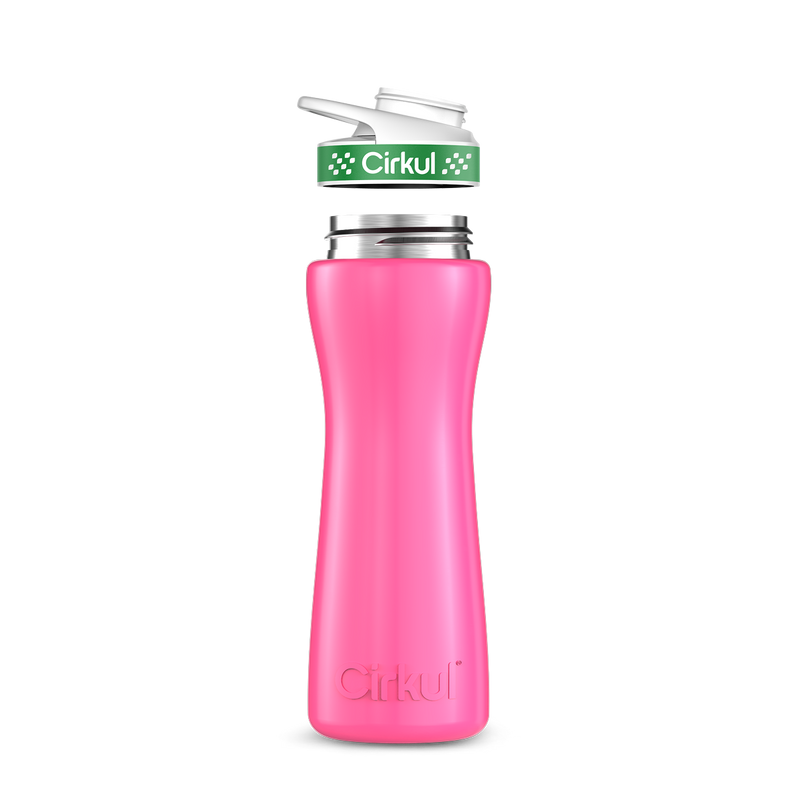22oz. Stainless Steel Bottle & Comfort Grip Lid (LYJ8)