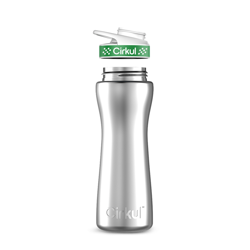 22oz. Stainless Steel Bottle & Comfort Grip Lid (LYJ8)