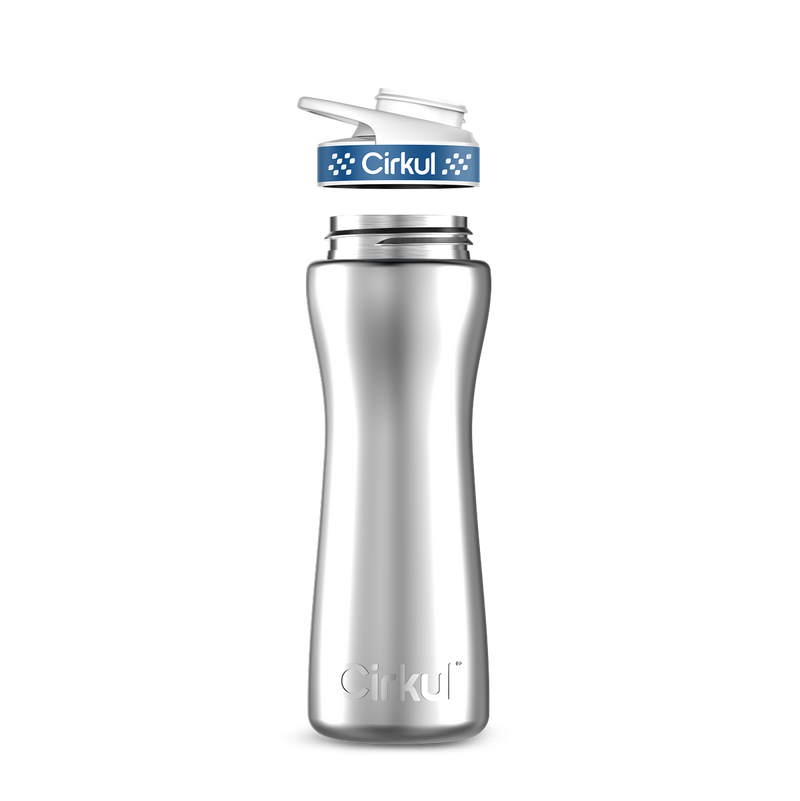 22oz. Stainless Steel Bottle & Comfort Grip Lid (LYJ8)