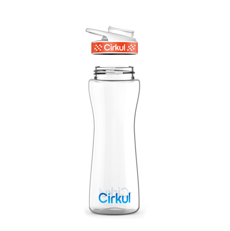 22oz. Plastic Bottle & Comfort Grip Lid (GUNX)