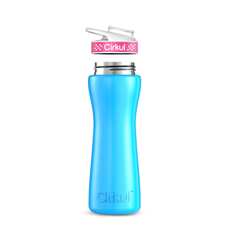 22oz. Stainless Steel Bottle & Comfort Grip Lid (LYJ8)
