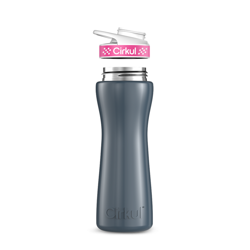 22oz. Stainless Steel Bottle & Comfort Grip Lid (LYJ8)