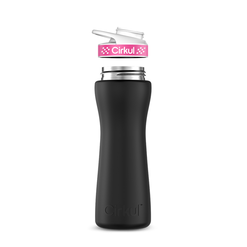 22oz. Stainless Steel Bottle & Comfort Grip Lid (LYJ8)