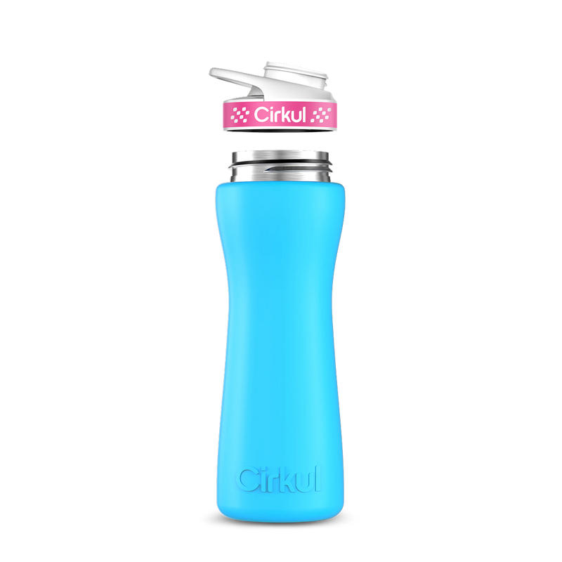 22oz. Stainless Steel Bottle & Comfort Grip Lid (LYJ8)