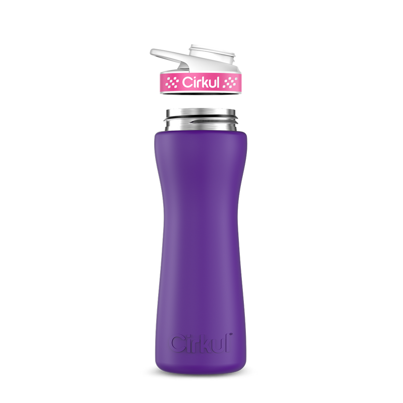 22oz. Stainless Steel Bottle & Comfort Grip Lid (LYJ8)