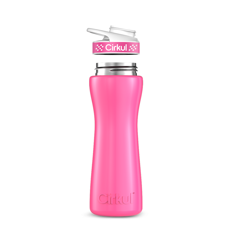 22oz. Stainless Steel Bottle & Comfort Grip Lid (LYJ8)