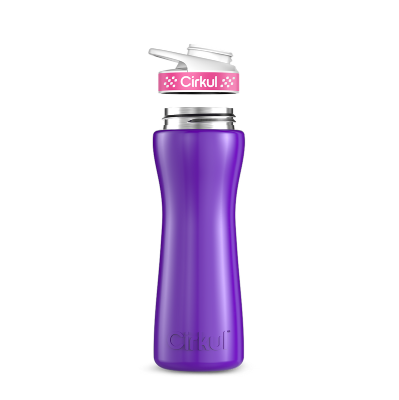 22oz. Stainless Steel Bottle & Comfort Grip Lid (LYJ8)