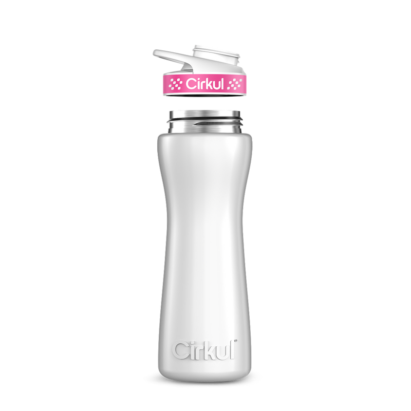22oz. Stainless Steel Bottle & Comfort Grip Lid (LYJ8)