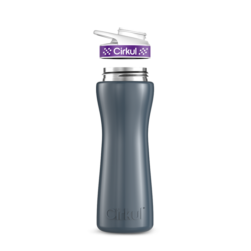 22oz. Stainless Steel Bottle & Comfort Grip Lid (LYJ8)