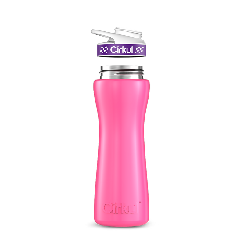 22oz. Stainless Steel Bottle & Comfort Grip Lid (LYJ8)