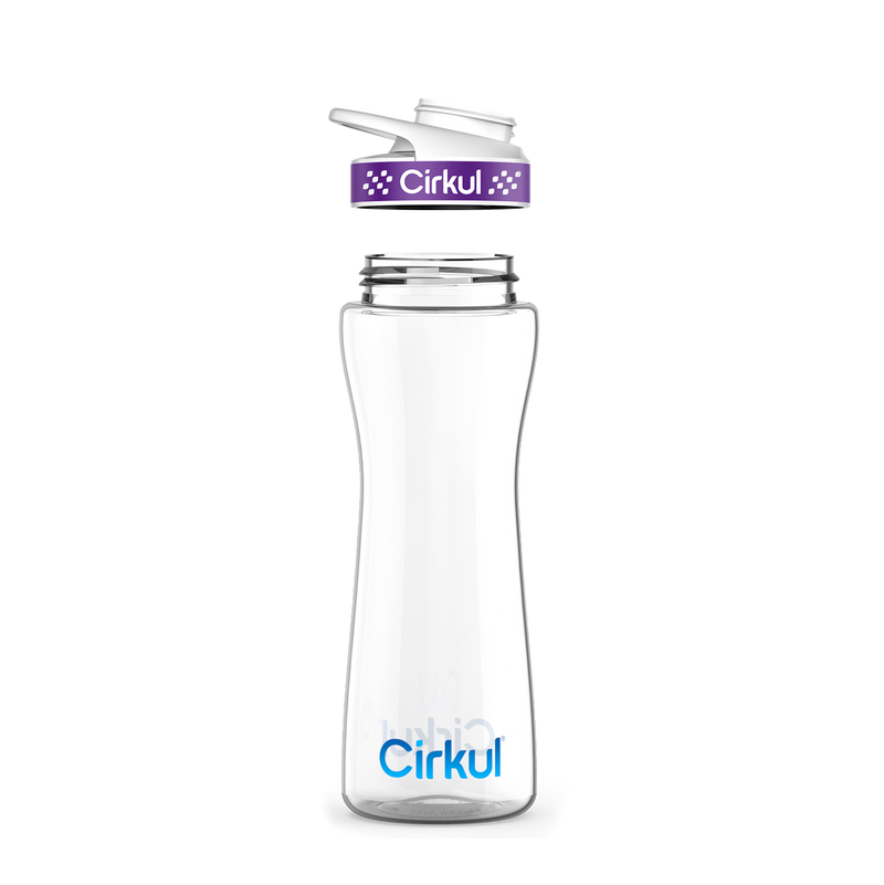 22oz. Plastic Bottle & Comfort Grip Lid (GUNX)