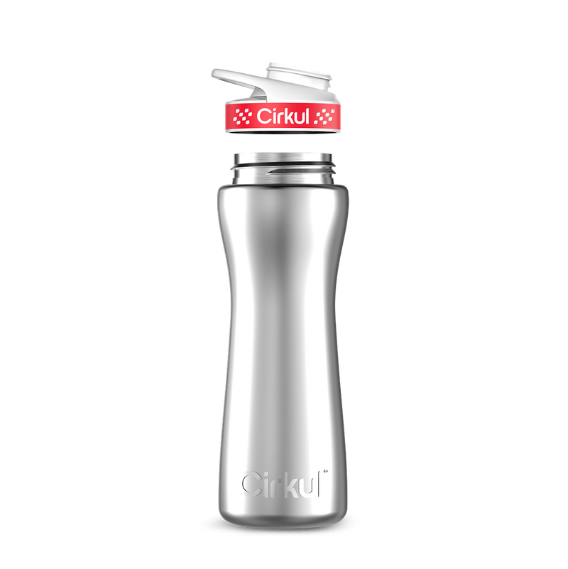 22oz. Stainless Steel Bottle & Comfort Grip Lid (LYJ8)