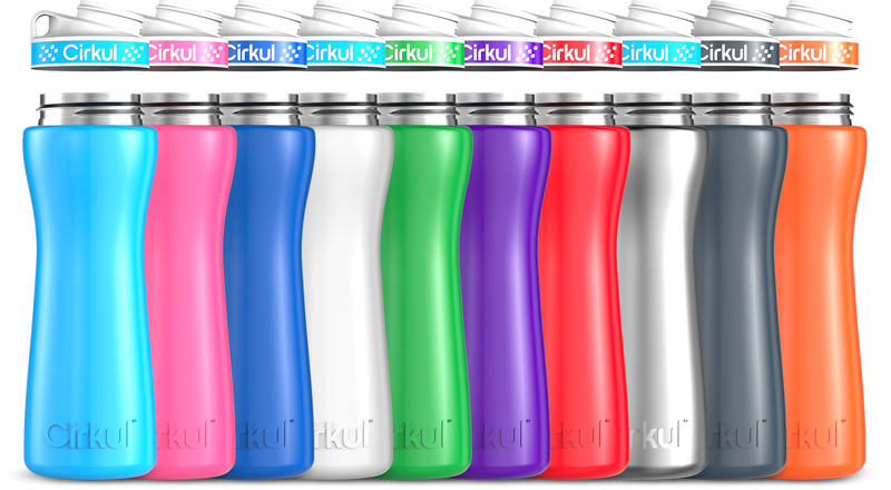 Custom 22oz. Stainless Steel Bottle & Comfort Grip Lid (TDE9)