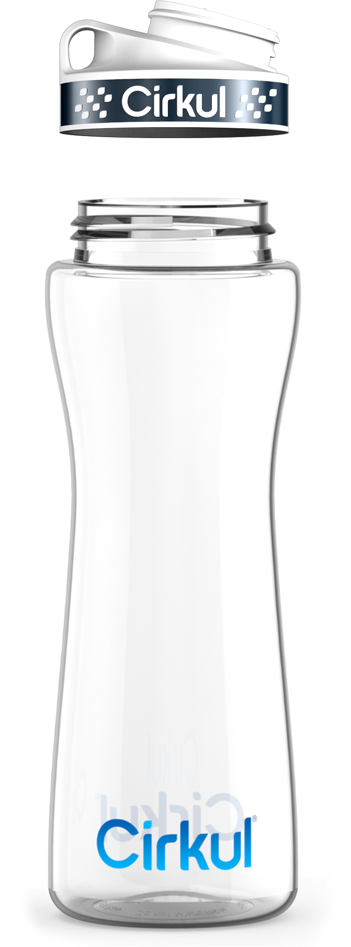 Custom 22oz. Plastic Bottle & Comfort Grip Lid (97ZN)