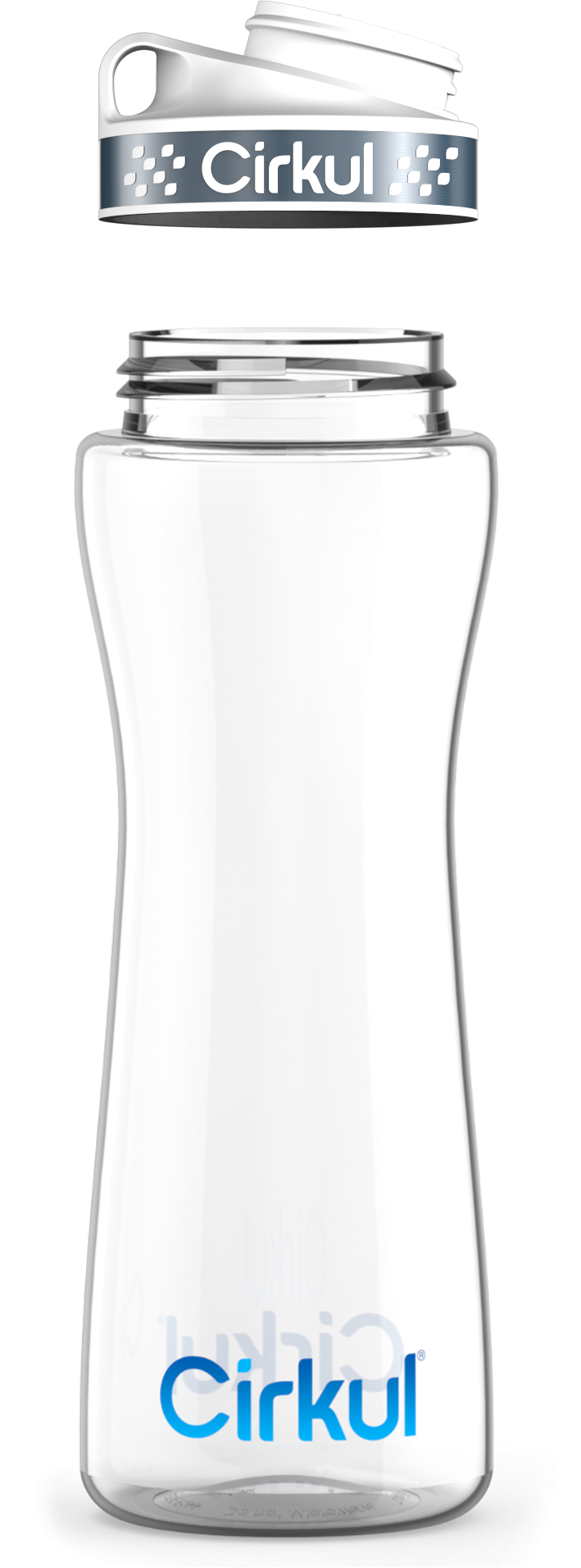 Custom 22oz. Plastic Bottle & Comfort Grip Lid (97ZN)