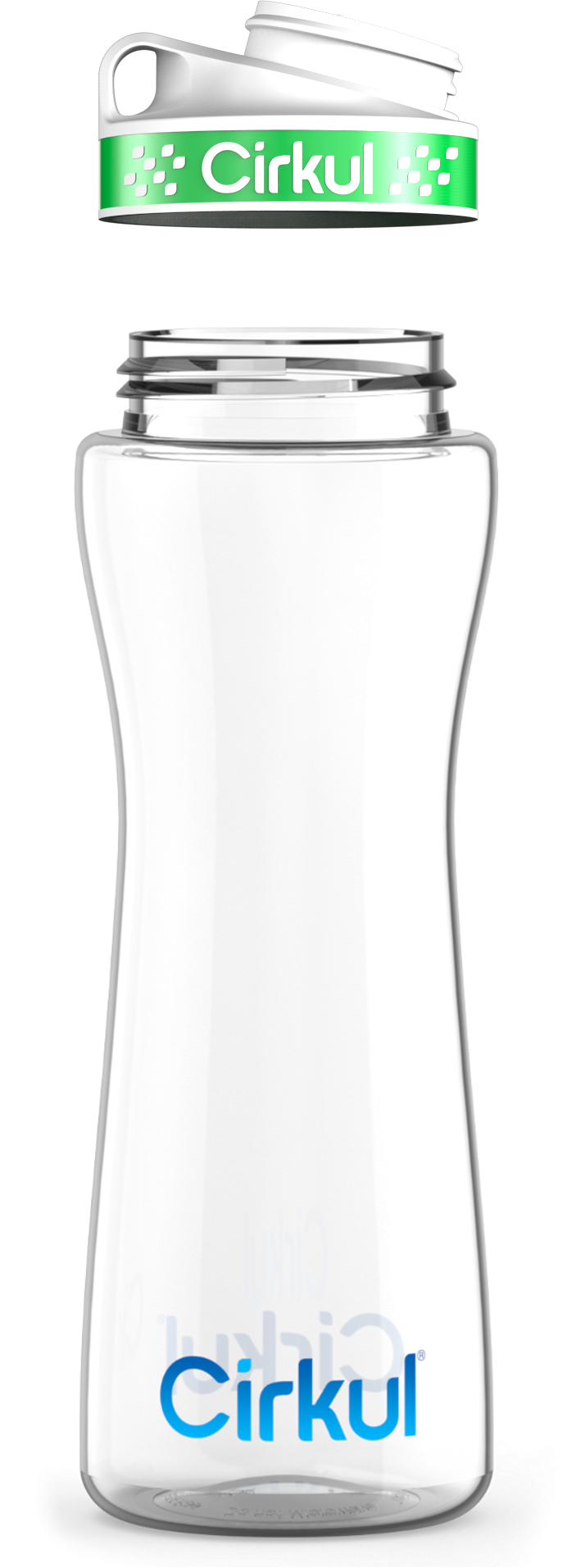 Custom 22oz. Plastic Bottle & Comfort Grip Lid (97ZN)
