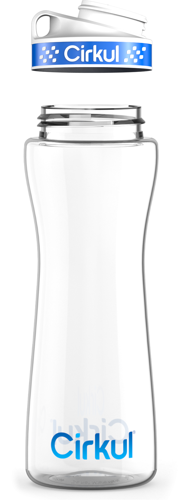 Custom 22oz. Plastic Bottle & Comfort Grip Lid (97ZN)