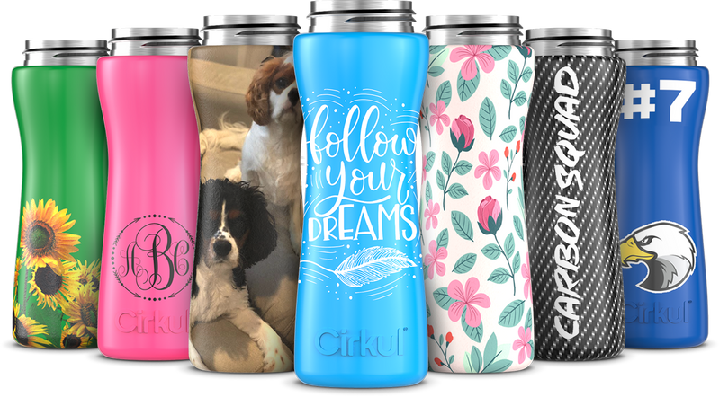 Custom 22oz. Stainless Steel Bottle & Comfort Grip Lid (TDE9)