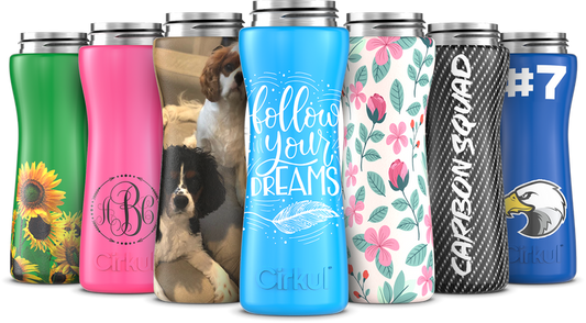 Custom 22oz. Stainless Steel Bottle & Comfort Grip Lid (TDE9)